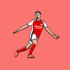 Arsenal Leicester City Poorly Drawn